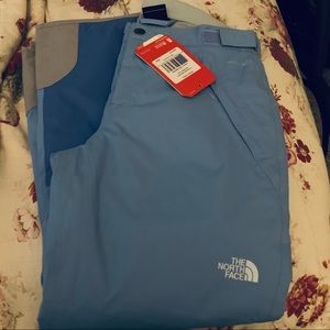 North face snow pant blue L